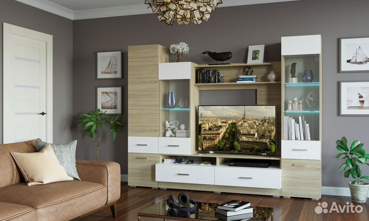 Тумба с полкой в современном стиле