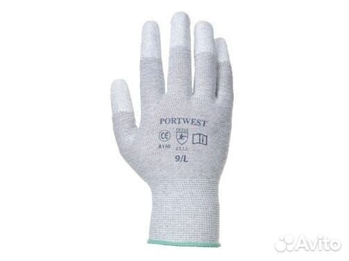 Антистат. перчатки с пу покрытием Portwest A198