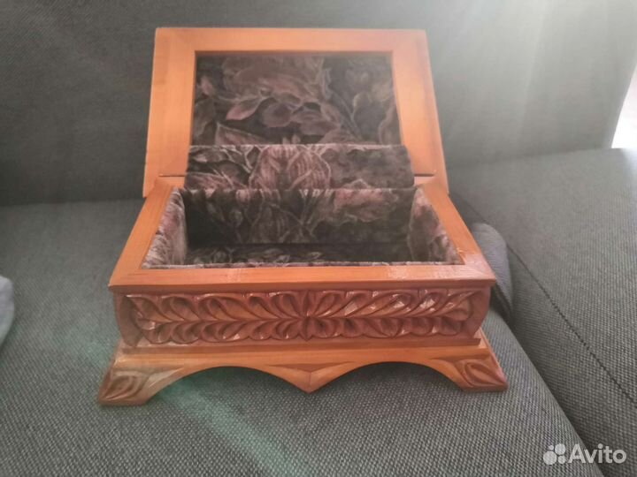 Шкатулка деревянная ручная работа