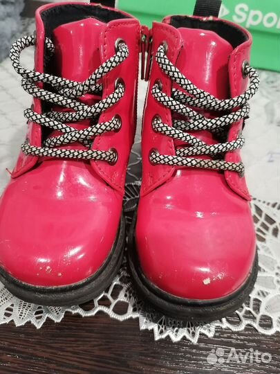 Ботинки демисезонные для девочки 22 размер