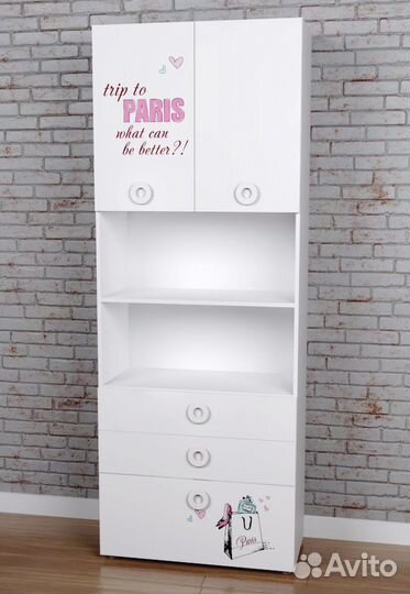 Стеллаж-пенал коллекции Модница