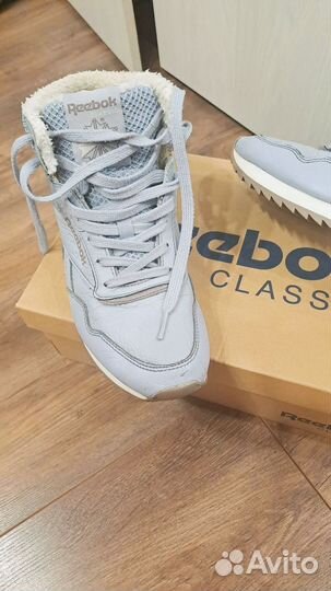 Кроссовки зимние reebok женские 37.5 38