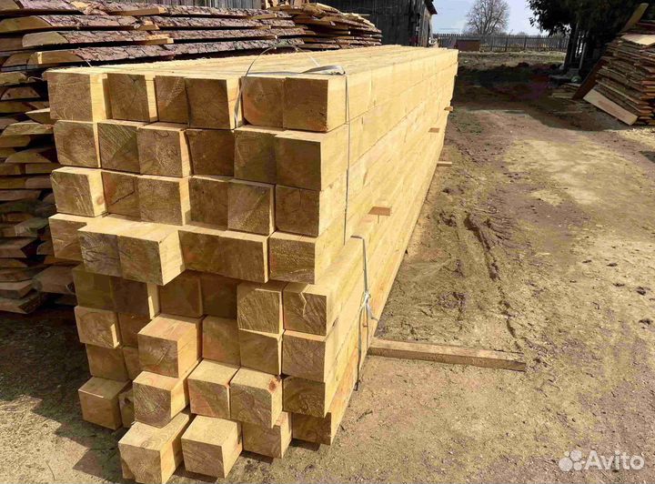 Брус обрезной 200х200х6000