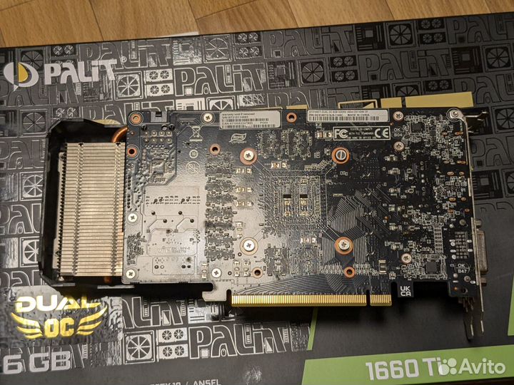 Palit GeForce GTX 1660 Ti Dual OC