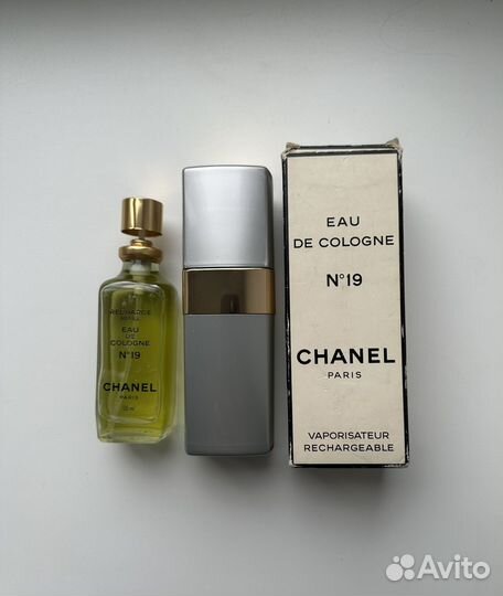 Chanel но 19 eau de cologne 50 мл винтаж