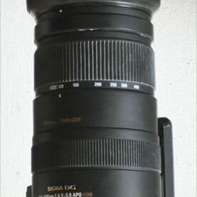 Объектив sigma APO 120-400 DG hsm для canon EOS