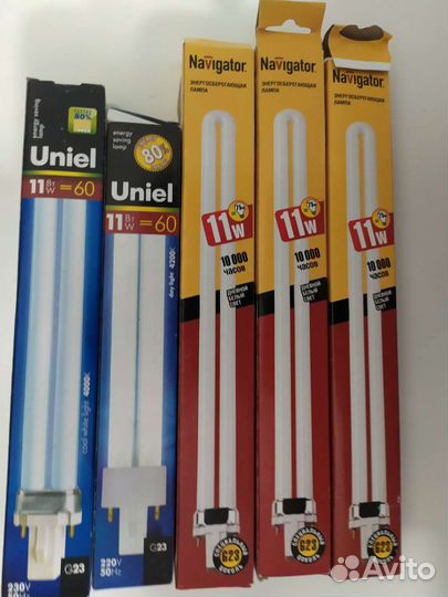 Лампы люминесцентные энергосберегающие Uniel 11w