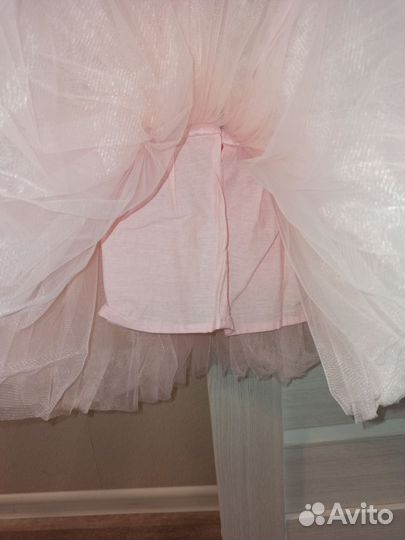 Пышное платье на годик 80,платье зефирки