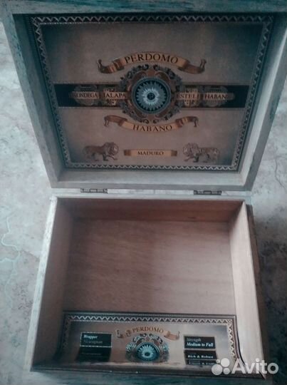 Коробка дерево из под сигар Perdomo