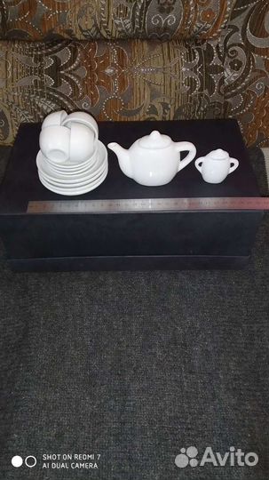 Сервиз чайный кукольный (фарфор)