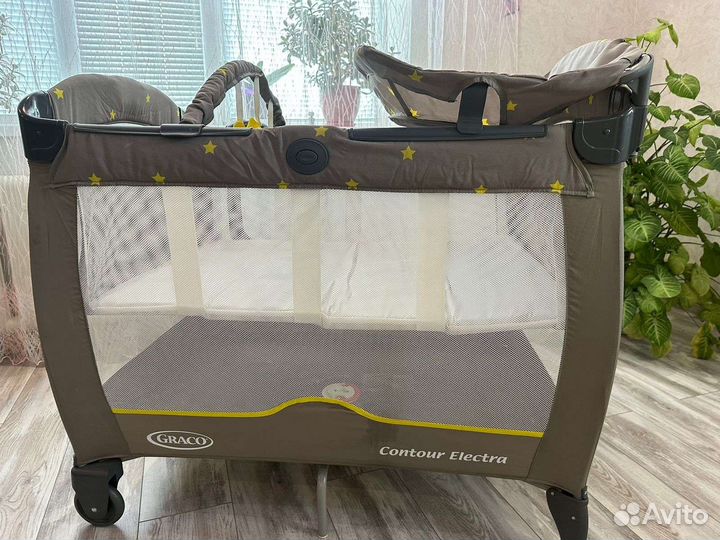 Детская кровать манеж graco б/у
