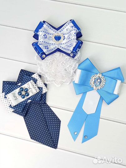 Школьные бантики ручной работы