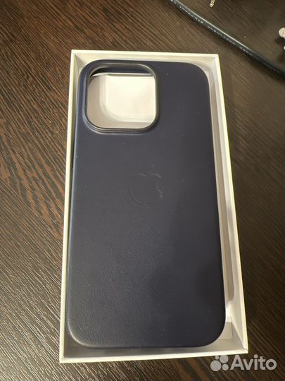 Чехол оригинал на iPhone 14 Pro кожа