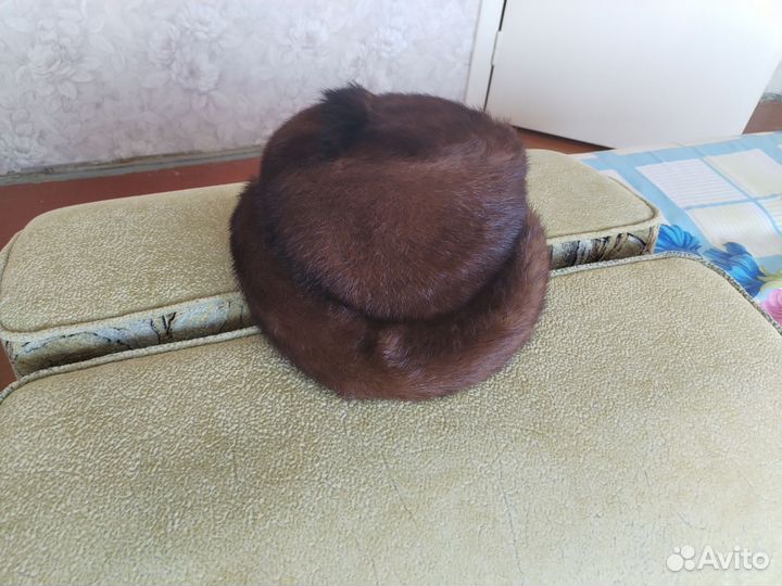 Шапка норковая женская 56 57