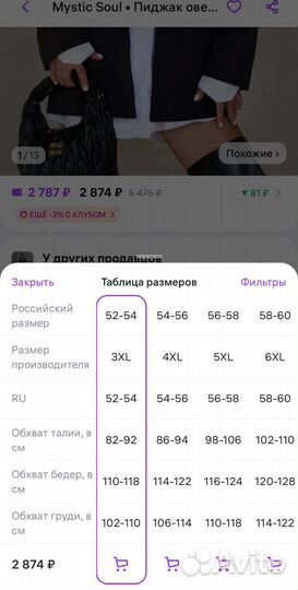 Пиджак женский черный 52 54