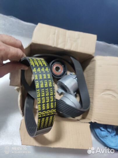 Комплект ремень генератора + ролик F4R Duster