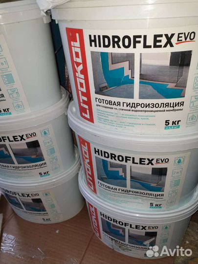 Гидроизоляция litokol hidroflex evo 5 кг