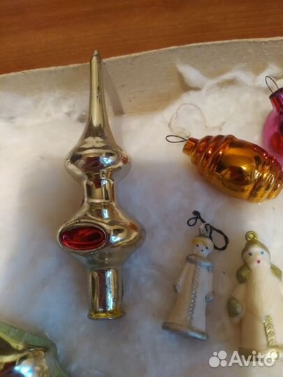 Елочные игрушки СССР набор малютка