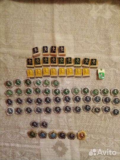 Значок гто СССР 78 шт