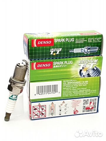 Свечи зажигания Denso ik20tt / 4702 иридиевые купить в Москве Denso ...