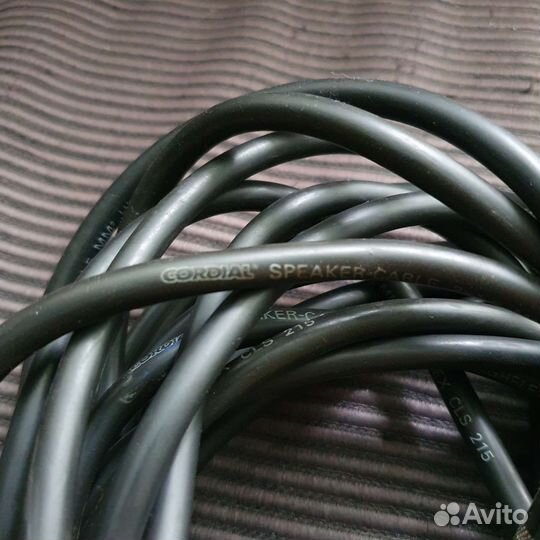Кабель инструментальный cordial speaker-cable
