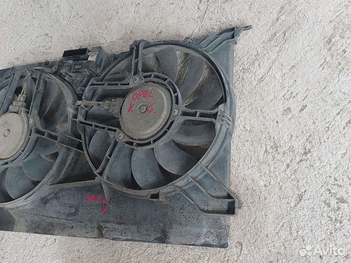 Вентилятор охлаждения opel vectra C(2002-2009)