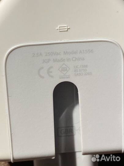 Адаптер для Китая и Англии Apple оригинал