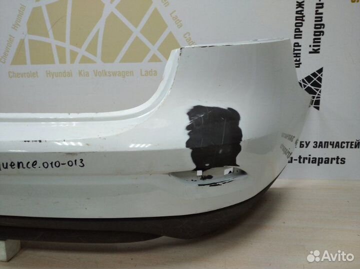 Бампер задний Renault Fluence 1 L30 до рестайлинг