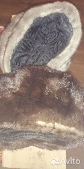 Шапки норковые бу