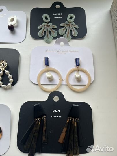 Серьги бижутерия Mango