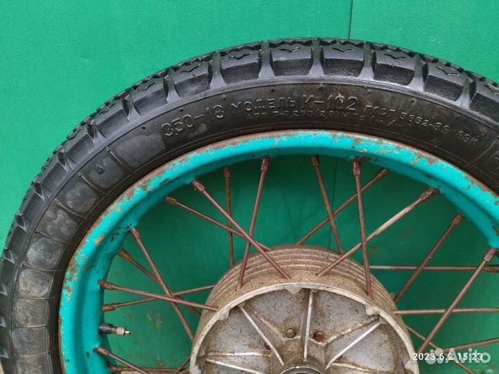 Колесо в сборе для мото иж 3,50-18
