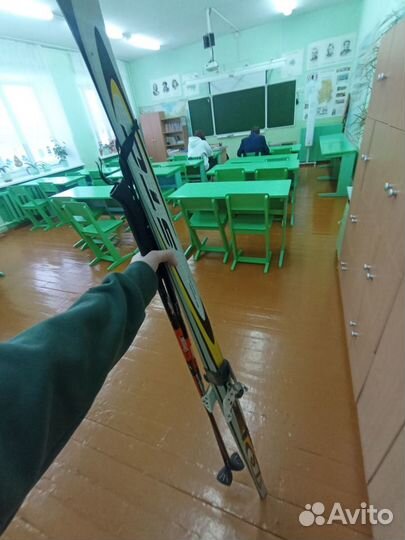 Беговые лыжи 170 и палки, ботинки в подарок