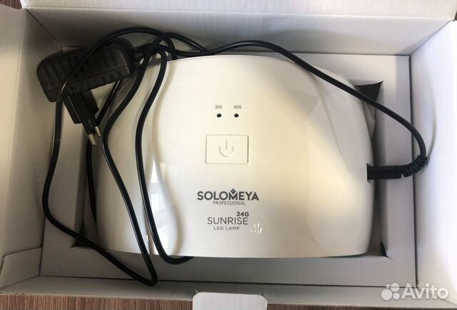 Лампа для сушки лака led / uv лампа solomeya