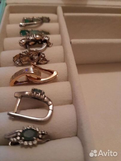 Серебряные серьги