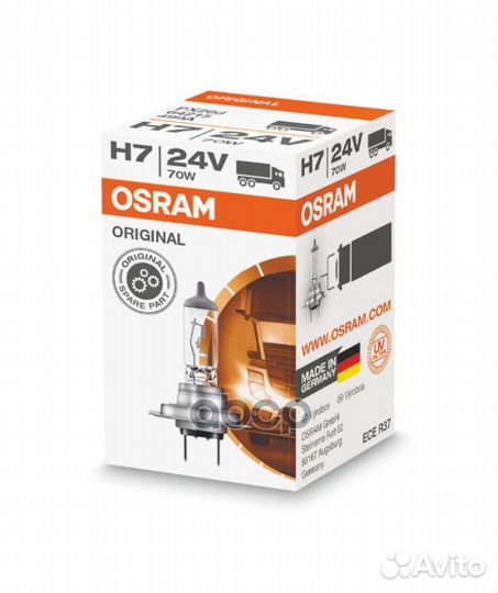 Лампа H7 24V 70W PX26d original line качество