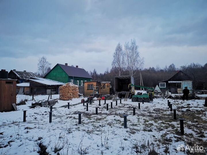 Винтовые сваи под ключ монтаж установка