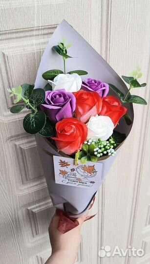 Мыльные цветы