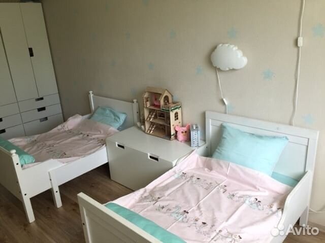 Постельное бельё детское + подушки Икеа в