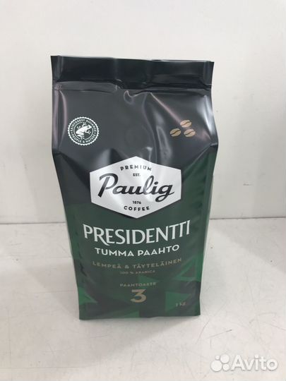 Кофе В зёрнах paulig presidentti 1 кг