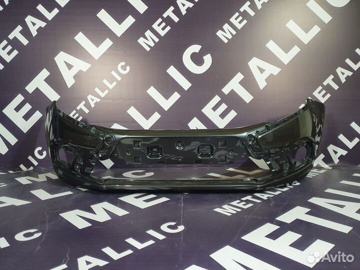 Бампер Ваз 2190 Granta FL - серый (борнео - 633)