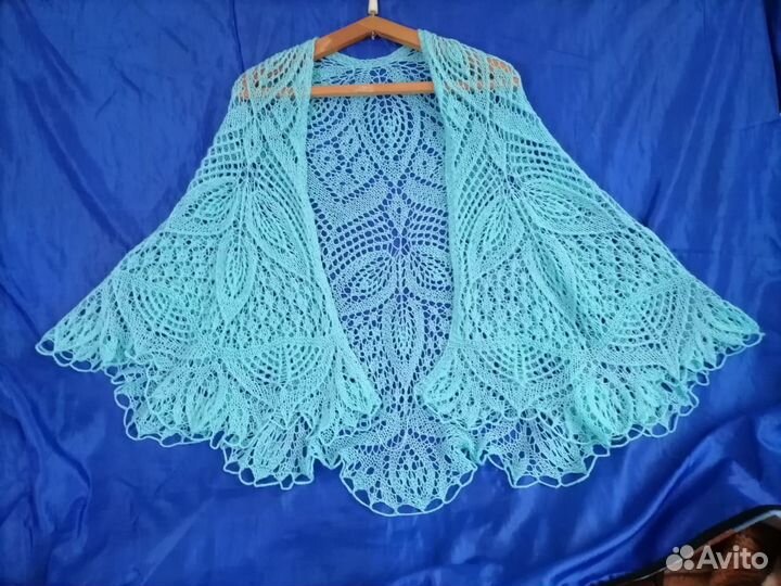 Шаль ручной работы