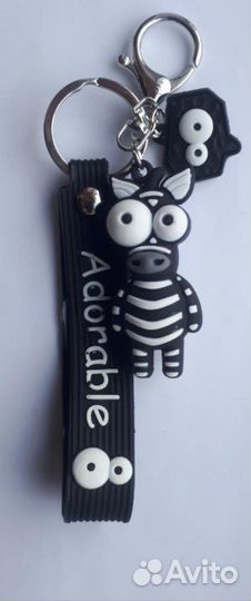 Селиконовый Брелок Zebra