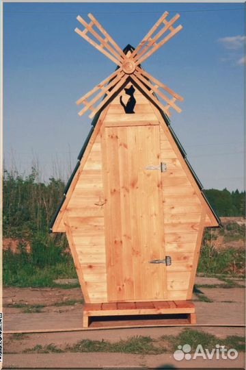 Уличный туалет домик с установкой RZK