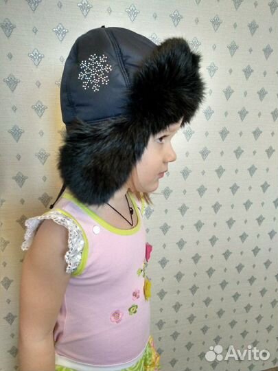 Новая зимняя шапка для девочки тм Фиона. 48-50р