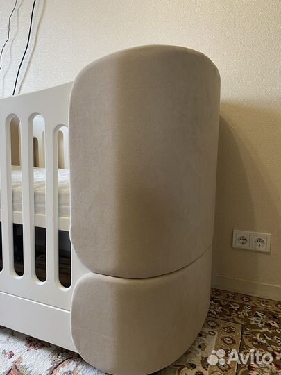 Кроватка-трансформер kidi Soft (бежевый)