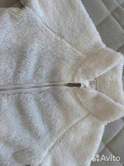 Куртка плюшевая толстовка на детей 92 hm