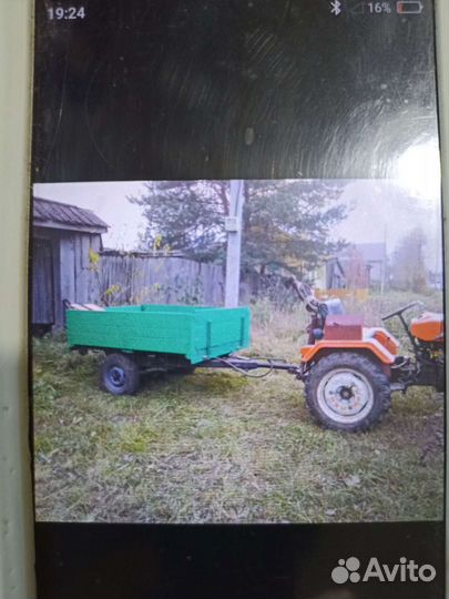 Телега для минитрактора
