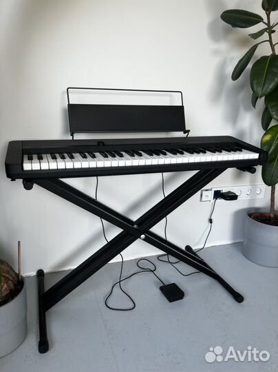 Цифровое пианино на гарантии casio ct-s1 bk