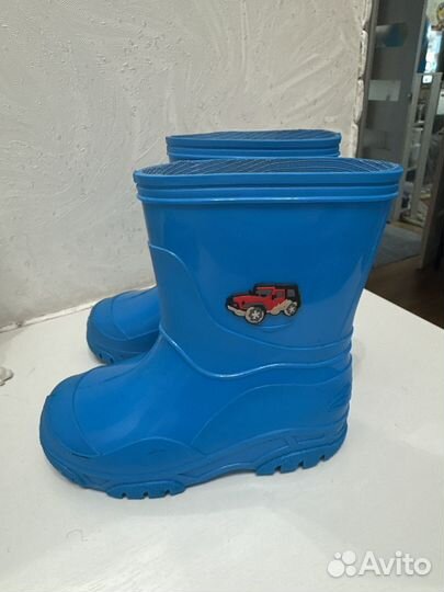 Сапоги резиновые детские 25