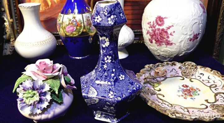 Вазы.Fenton.Коллекция.Старинные.Англия